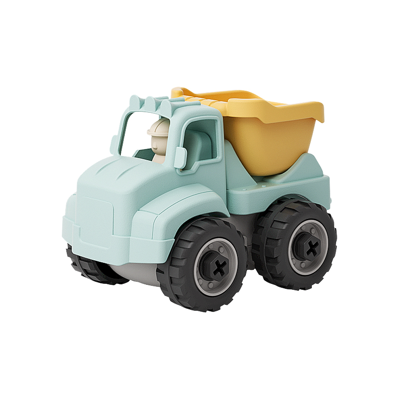 貝恩施拆裝工程車兒童益智拼裝擰螺絲玩具男孩可拆卸玩具車套裝