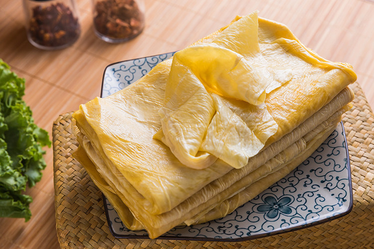 锦州干豆腐正宗东北鲜油豆皮手工豆腐皮豆腐衣头层油皮凉拌豆浆皮