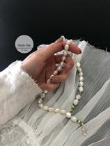 chichikivi can wear a lifetime of niche selection Baroque natural quality pearl silver buckle necklace