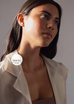 chichikivi European and American niche imported soft steel hypoallergenic can wear Bath 18K gold chain necklace