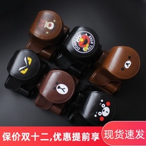 Fuji micro single XT100 camera bag 15-45mm leather case XT200 shoulder bag take battery luxury version