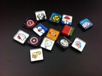 Crystal flat hot shoe creative cute cartoon protective cover for Sony micro single Canon SLR