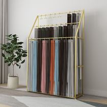 Curtain Cape Shawl Pendant Card Display Rack Floor Type Scarf Pants Fabric Home Textile Display Shelf Hang Sample Exhibition Rack