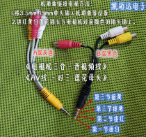 Copper core one point three AV adapter cable 3 5 turn component color difference wire Lotus female Audio Video adapter wire