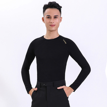 New Latin dance jacket mens ballroom dance practice costume adult national standard dance dress modern training long sleeve