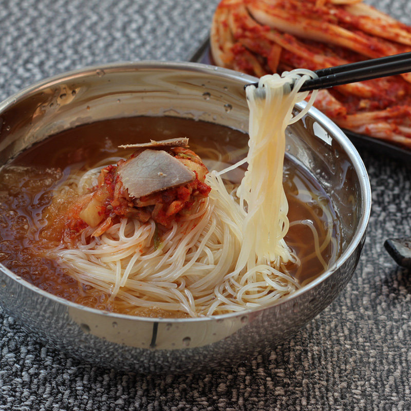 大同江丹东冷面 韩国真空小麦大冷面批发 朝鲜大冷面 送泡菜牛肉