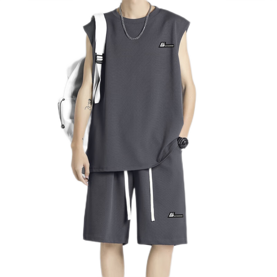 MTVO Maitu Sports Vest Set Men's Summer Thin Ice Silk Quick-Drying Summer Sleeveless T-shirt Casual Knives
MTVO Maitu Sports Vest Set Men's Summer Thin Ice Silk Quick-Drying Summer Sleeveless T-shirt Casual Knives