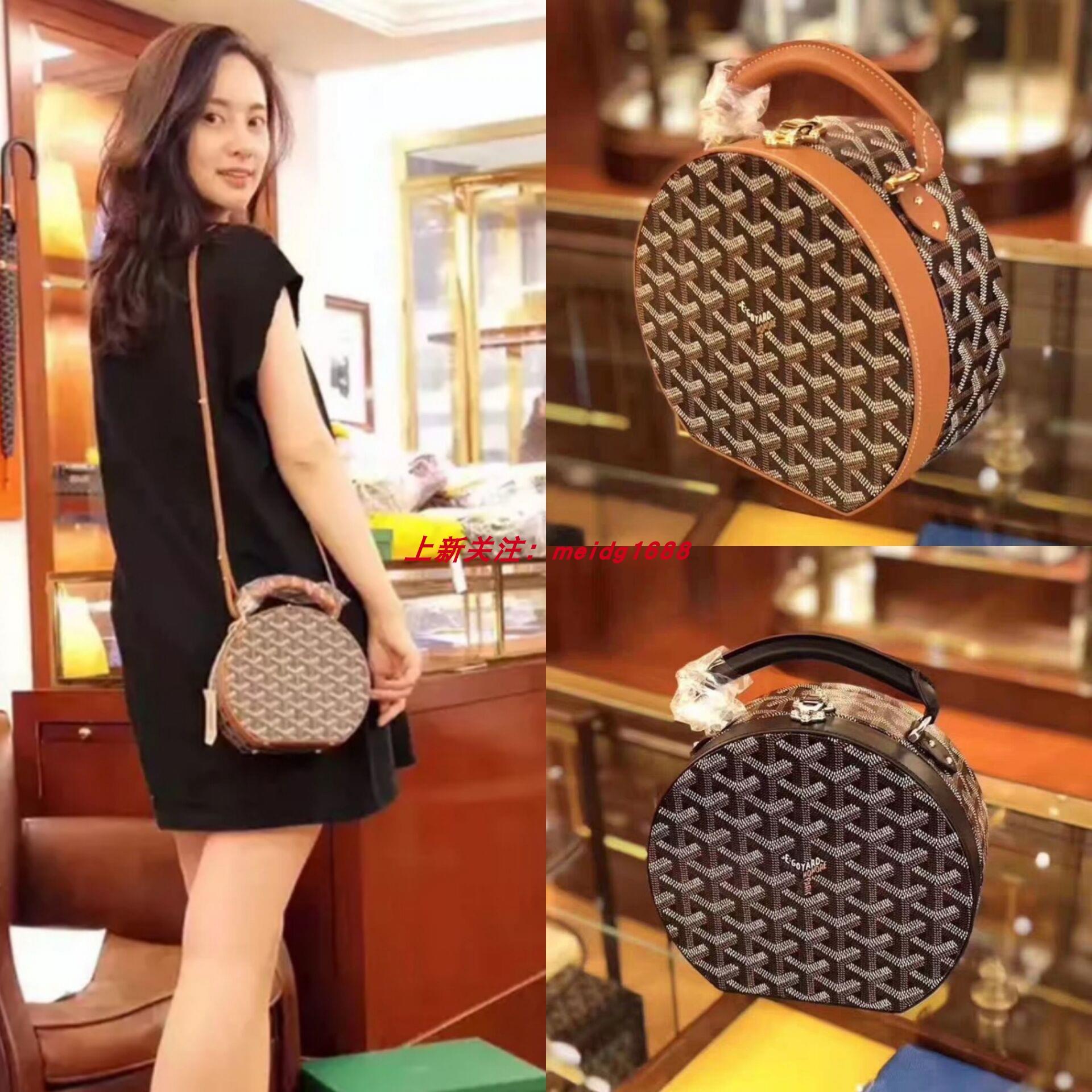 goyard round bag