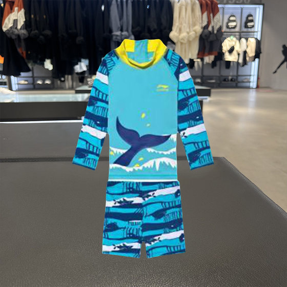 Li Ning Children's Swallow Swimsuit and Swim Try to Swallow Flat Corner Surfing Casual Set Summer YSLQ005
Li Ning Children's Swallow Swimsuit and Swim Try to Swallow Flat Corner Surfing Casual Set Summer YSLQ005