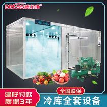 Freezer ice storage full set of equipment refrigerator container freezer fruit cold storage low temperature large cold storage