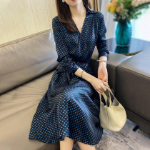 Day Ensemble Baud Tea Hysteria Children 2021 Summer New Retro Temperament Gentle Wind V Collar Long dress with dress