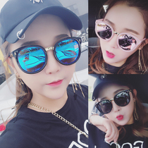 Sunglasses female summer sunscreen face small 2021 New polarized sun glasses round face UV Net red glasses