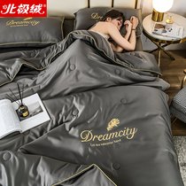 Arctic velvet washable Ice Silk Air conditioning quilt summer thin single summer cool quilt four-piece summer double thin quilt