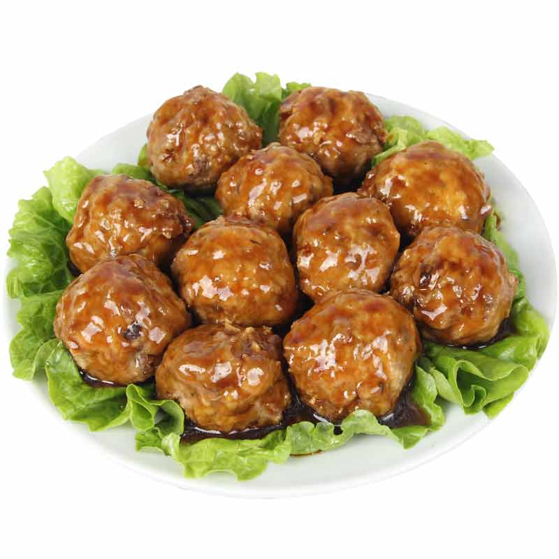 xiongfeng braised lion head fried meatballs 500g  delicious pork meatballs big meatballs sixi meatballs