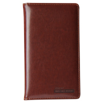 Kinderley leather business card book 288 large capacity work business spread card holder stationery business card box bank card membership card storage bag OS9006 NC288 business card book
