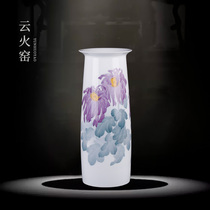 Liling ceramics hand-painted vases Chinese living room home TV Cabinet Office flower arrangement decorations ornaments