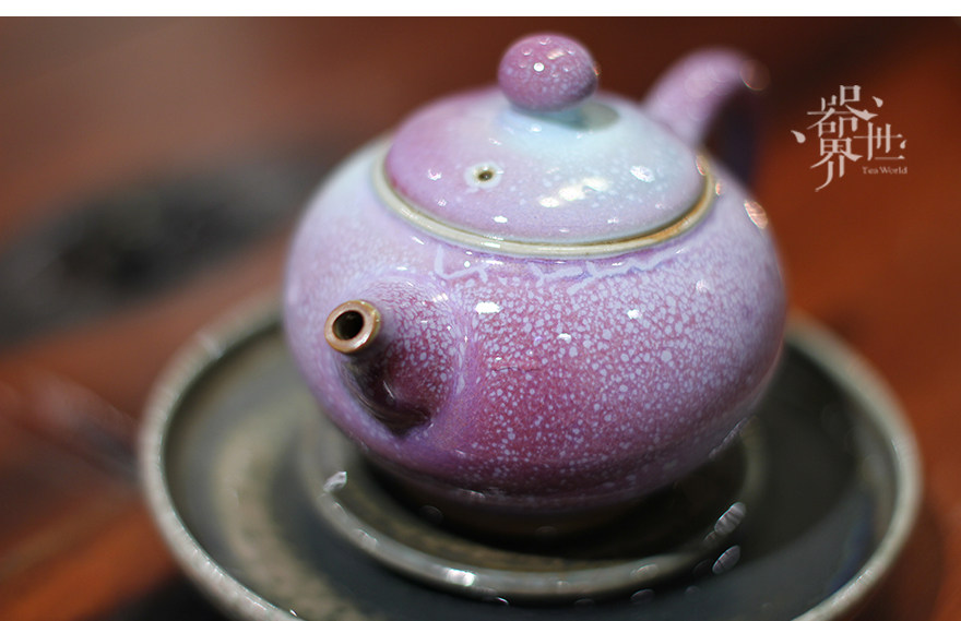 国大师孔相卿 孔家钧窑 精品钧瓷 钧瓷茶具 茶壶