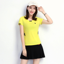 361 short-sleeved womens sportswear Jordano loose lapel small short-sleeved t-shirt pullover pure cotton 2021 new