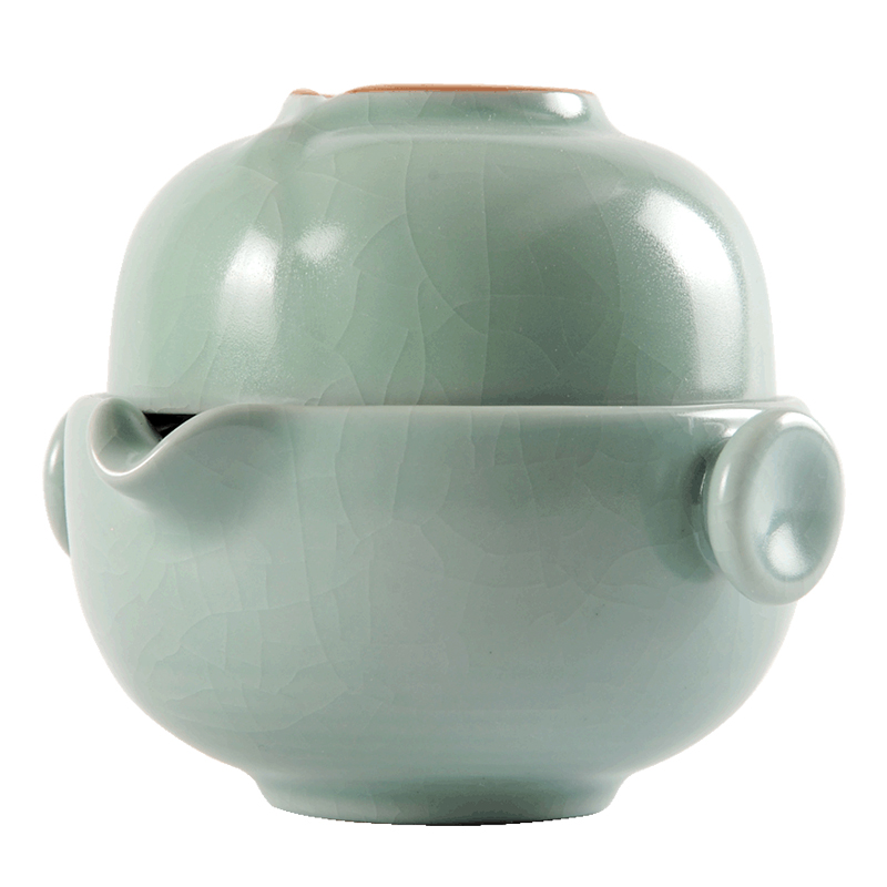 Your up crack 1 cup Your porcelain a pot of a portable kung fu tea set single ceramic is suing travel