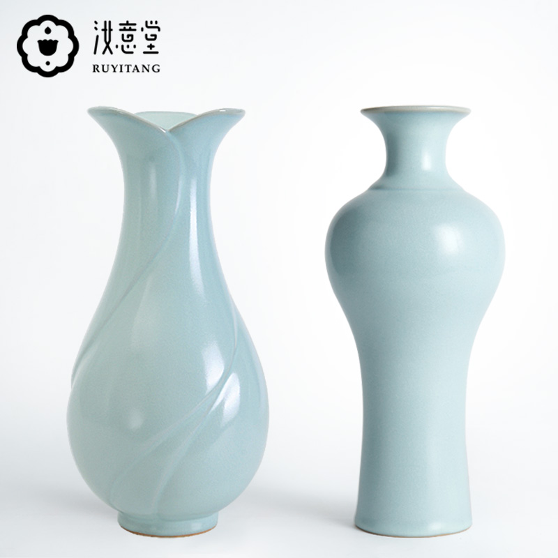 Archaize your up porcelain ceramic vase decoration art of Chinese style restoring ancient ways is contracted household sitting room adornment blue furnishing articles