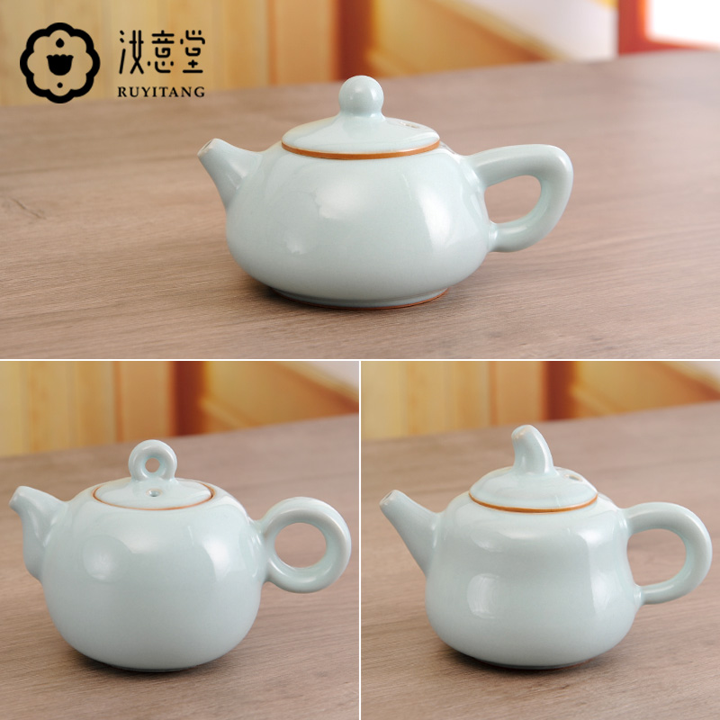 Authentic your up teapot kung fu tea set ceramic teapot undressed ore hand pot of pure manual archaize stone gourd ladle pot of household