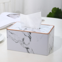 Tissue box living room drawing paper box home light luxury creative napkin carton Net red paper box cute Nordic ins