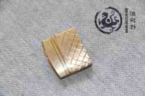 Japanese Samurai Army Navy 98 handmade carved Arrowhead exquisite brass Arrowhead suit Hardware 2#