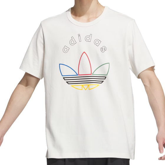 adidas Adidas Clover Men's Sports and Casual Short Sleeve T-Shirt Faya Official JD3256
adidas Adidas Clover Men's Sports and Casual Short Sleeve T-Shirt Faya Official JD3256