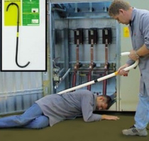 German imported FRIDEMANN insulation Rescue hook 30KV 2 5KG VDE high voltage Rescue hook