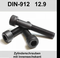 German quality TUZ cylinder head hexagon socket Bolt 12 9 grade DIN912 ISO4762 M12 * 35 spot