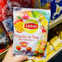 Kasugai Lipton Fruit Tea Flavored Candy Lemon Black Tea Flavored Candy