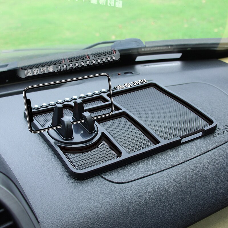 car anti-slip mat car multi-function instrument panel work platform car mobile phone storage mat car center console mat
