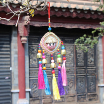 Ethnic style handmade beaded tassel wind chimes bedroom creative pendants home decorations childrens gifts annual gifts