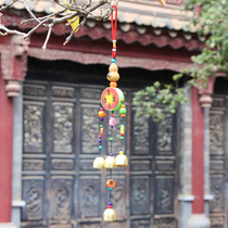 New ethnic style handmade beaded metal gourd wind chimes bedroom creative accessories home decorations gifts