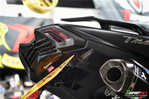 Taiwan Barfan 17 19 TMAX530 modified CNC five-axis taillight cover bat style