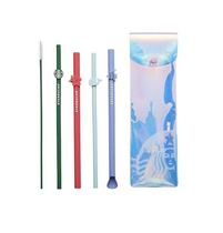 ( ) Starbucks Korea Limited Edition 2020 Whale Marine Silicone Straw Brilliant Set