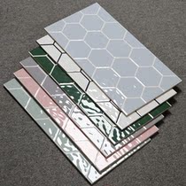 Nordic kitchen bathroom Macaron tile 300x600 solid color interior wall tile Pink wind color football personality