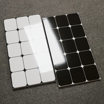 Nordic wave pattern tile 300x600 Nordic kitchen bathroom White black bright light simple wall tile square