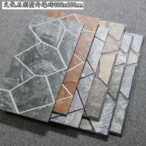 300x600 Antique brick cobblestone concave and convex non-slip floor tiles Outdoor balcony Garden villa courtyard exterior wall tiles