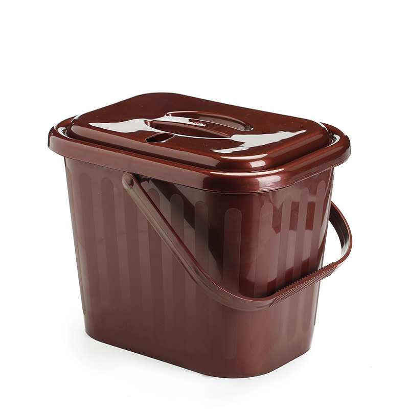 In floor In hot tea bucket with cover large plastic waste tea trash can pick up the water bucket type ground