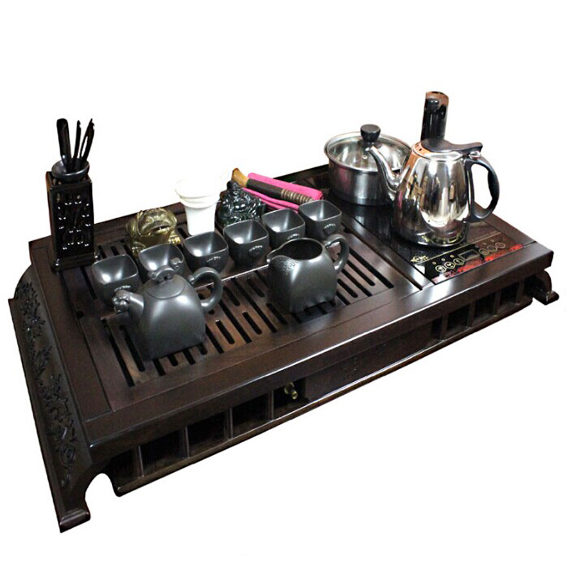 Hui make ebony tea tray tea sets induction cooker tea pumping induction cooker purple sand tea sets