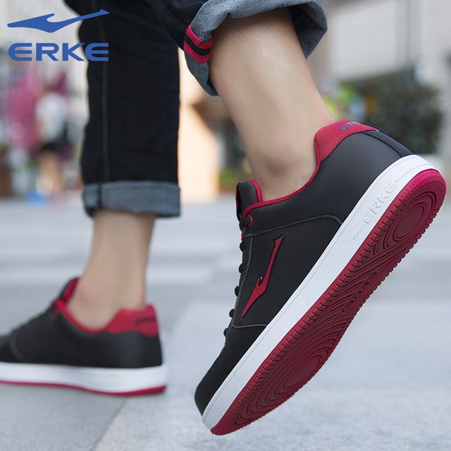 Hongxing Erke sneakers ຜູ້ຊາຍເກີບບາດເຈັບແລະເກີບສີຂາວພາກຮຽນ spring ເກີບສີຂາວຕ່ໍາສຸດ sneakers ຜູ້ຊາຍເກີບ skateboard