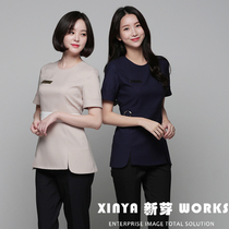 Korean medical beauty salon beauty nurse work clothes summer pedicure pedicure manicurist professional suit