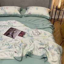 Field Garden Wind 80 Lean Heaven silk vitriolic Xia cool by air conditioning by four sets of summer thin and washable summer by