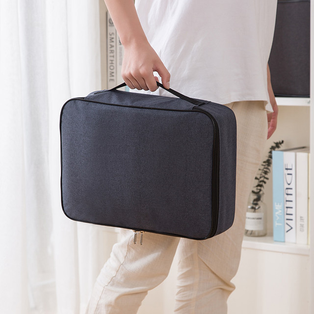 Document storage bag box travel family multi-layer large-capacity multi-function box certificate document passport card package finishing bag Document storage bag box travel family multi-layer large-capacity multi-function box certificate document passport card package finishing bag