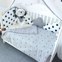 Nordic style ins series Gauze super soft small quilt Spring summer autumn and winter four seasons can be used Baby quilt machine washable