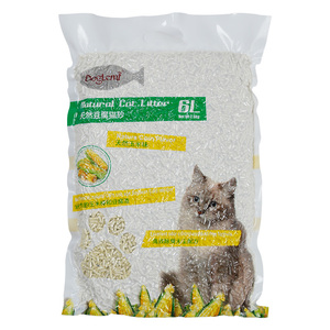 猫砂豆腐砂团结可冲厕所底粉尘原味植物玉米味 6L猫咪用品包邮