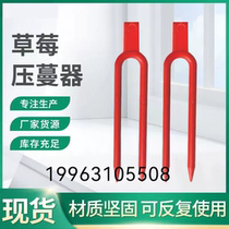 Round mouth extended strawberry fork seedling pressure vine pressure seedling fork vine plant fixator pressure vine root planting fork