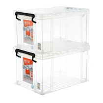 2 Mount Jubilee Dragon High Through Compression Containing Box Thickened Toy Containing Box Finishing Box 20L* 6069 Transparent Box