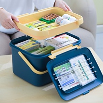 Jubilee Dragon Plastic Medicine Box Home Hand Finishing Box Large Capacity Medicine Containing Box Portable Medical Emergency Kit